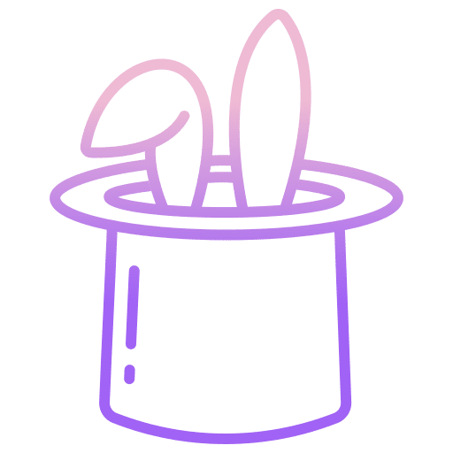 Magic magic hat rabbit bunny icon Magic magic hat rabbit bunny icon