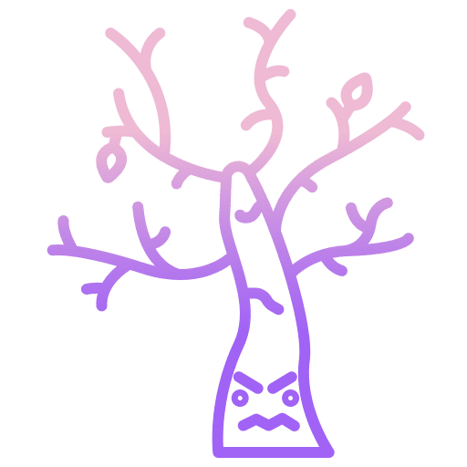 Tree scary halloween tree icon Tree scary halloween tree icon