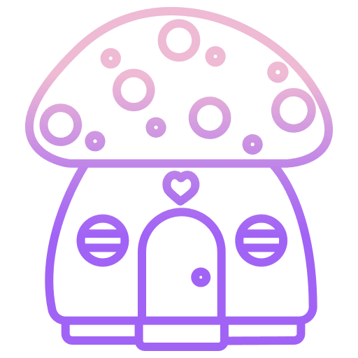 Home fairytale fairy home icon Home fairytale fairy home icon