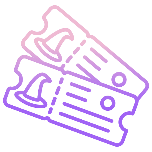 Ticket cinema magic show ticket icon Ticket cinema magic show ticket icon