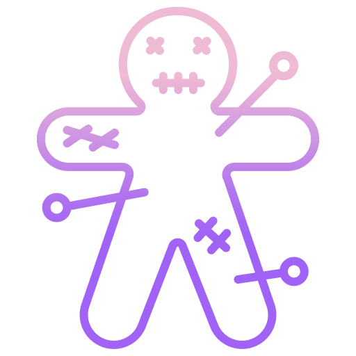 Voodoo doll terror voodoo doll horror icon Voodoo doll terror voodoo doll horror icon