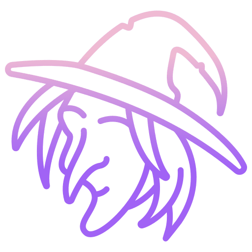 Witch magic magician woman icon Witch magic magician woman icon