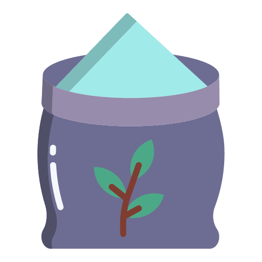 Bag farming and gardening leaf bag icon Bag farming and gardening leaf bag icon