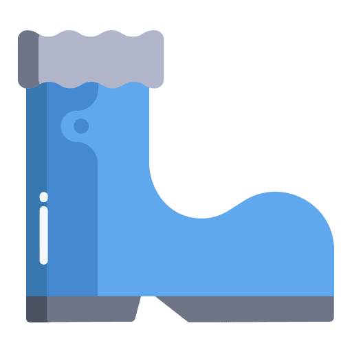 Boot protection footwear rubber icon Boot protection footwear rubber icon