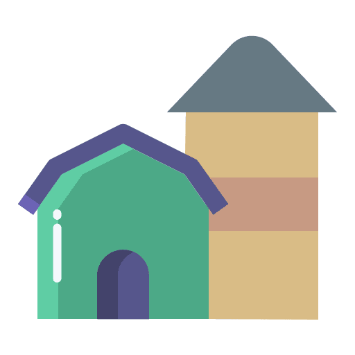 Farm house agriculture barn warehouse icon Farm house agriculture barn warehouse icon