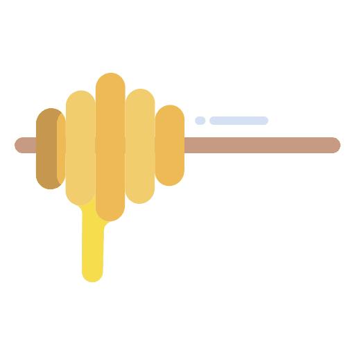 Honey dessert food and restaurant dipper icon Honey dessert food and restaurant dipper icon
