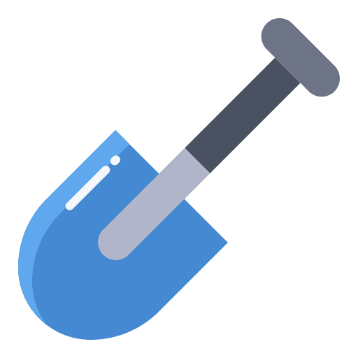 Shovel shovel digging garden icon