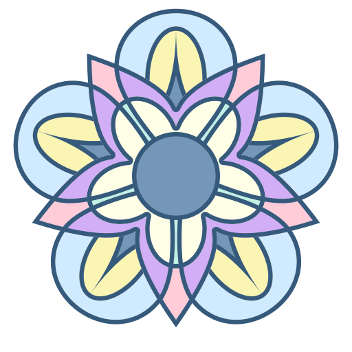 Mandala decoration floral design mandala icon