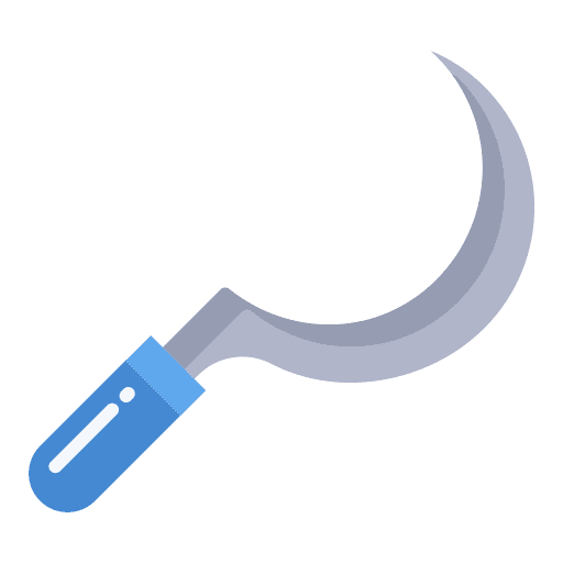 Sickle construction and tools labor day sickle icon Sickle construction and tools labor day sickle icon