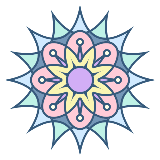 Mandala art and design flower flower design icon Mandala art and design flower flower design icon