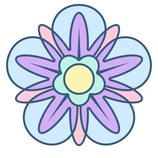 Mandala decoration floral design floral icon