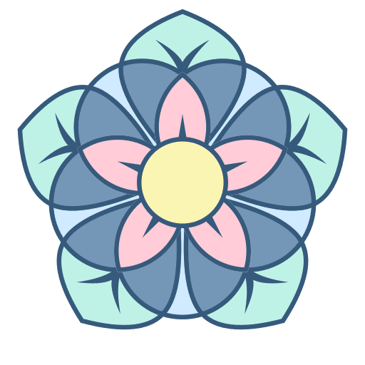 Mandala decoration floral mandala icon