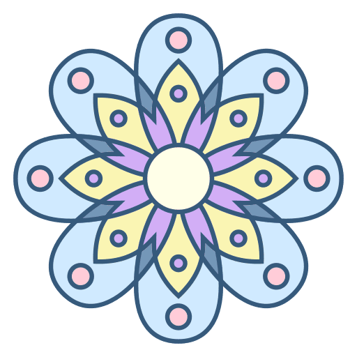 Mandala flower design mandala flower icon Mandala flower design mandala flower icon