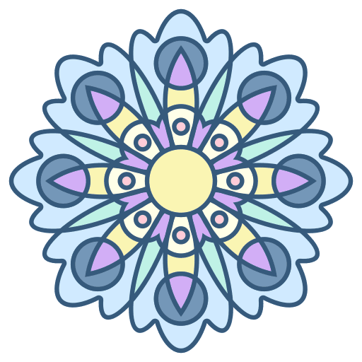 Mandala floral design shapes and symbols miscellaneous icon Mandala floral design shapes and symbols miscellaneous icon