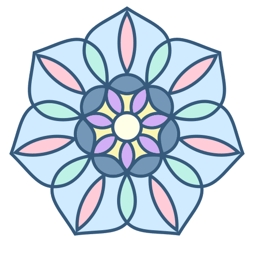 Mandala flower design miscellaneous art and design icon Mandala flower design miscellaneous art and design icon