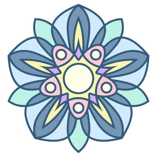 Mandala flower design ornamental miscellaneous icon Mandala flower design ornamental miscellaneous icon