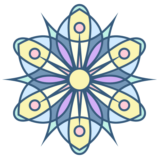 Mandala shapes and symbols mandala flower icon Mandala shapes and symbols mandala flower icon