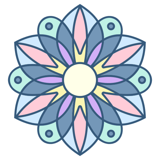 Mandala shapes and symbols miscellaneous flower design icon Mandala shapes and symbols miscellaneous flower design icon