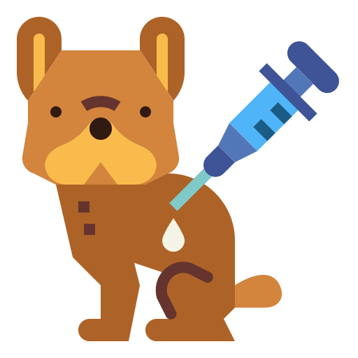 Dog pet healthcare dog icon