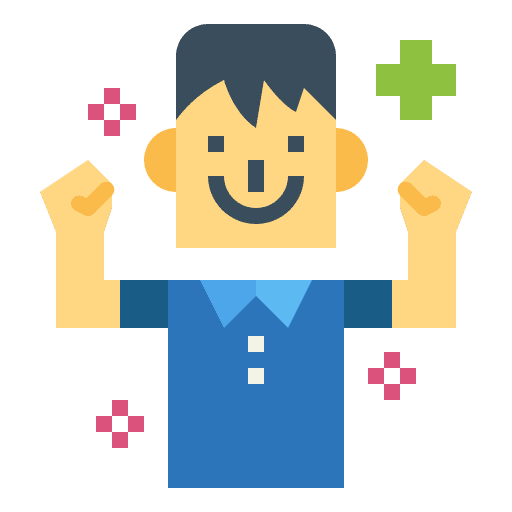 Immunization healthcare and medical immunization man icon