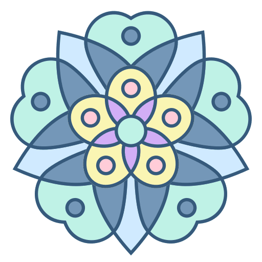 Mandala flower miscellaneous ornament icon Mandala flower miscellaneous ornament icon