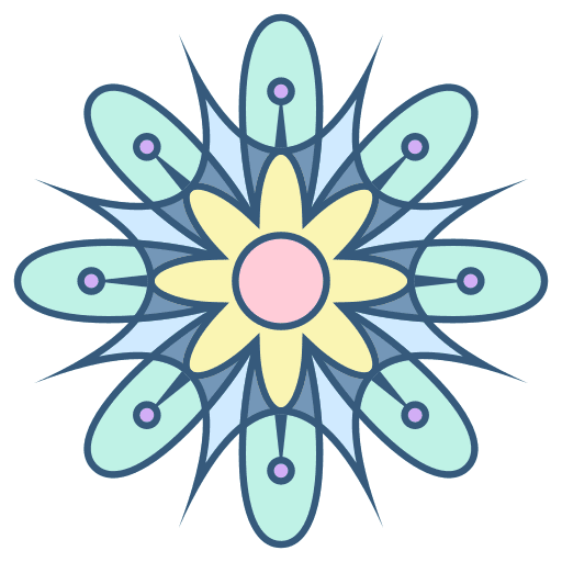 Mandala miscellaneous shapes and symbols floral icon Mandala miscellaneous shapes and symbols floral icon