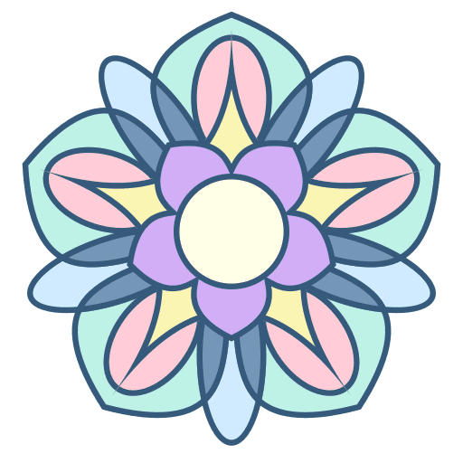 Mandala ornament floral design decoration icon Mandala ornament floral design decoration icon