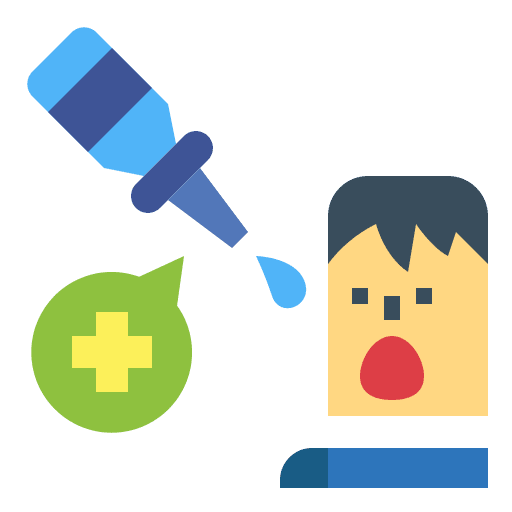 Oral vaccine vaccine healthcare and medical vaccination icon