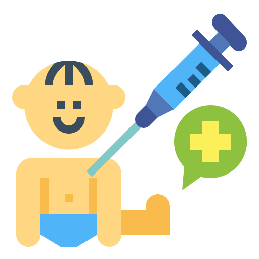 Baby syringe healthcare and medical healthcare icon Baby syringe healthcare and medical healthcare icon