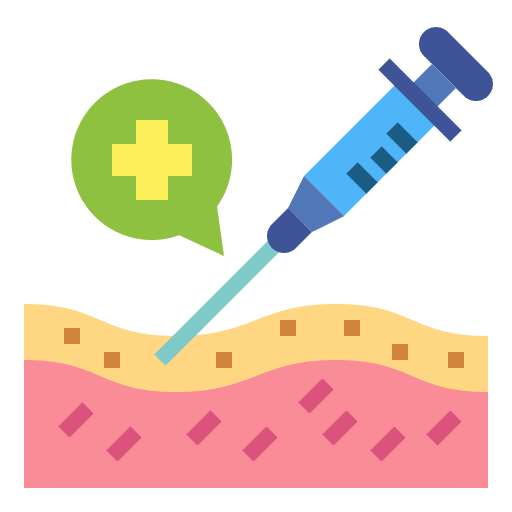 Skin dermatology skin vaccine icon Skin dermatology skin vaccine icon