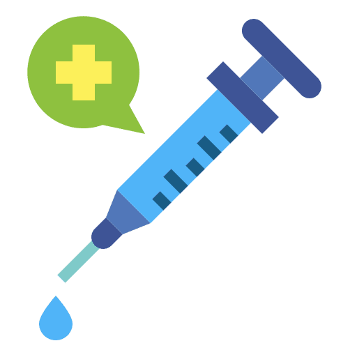 Syringe injection healthcare medicine icon Syringe injection healthcare medicine icon