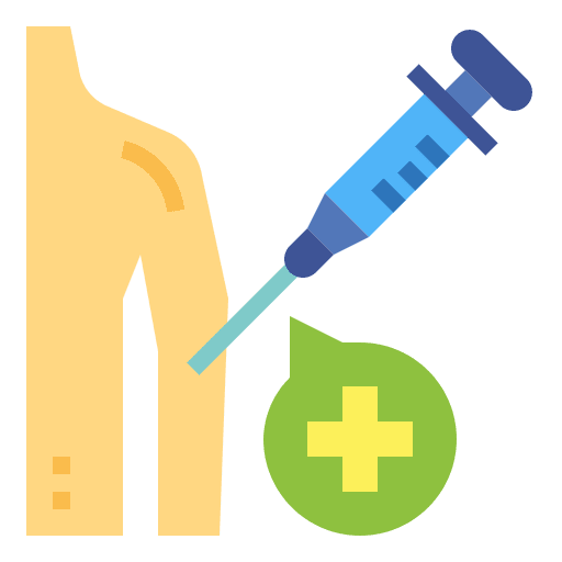 Vaccination vaccine arm healthcare icon Vaccination vaccine arm healthcare icon