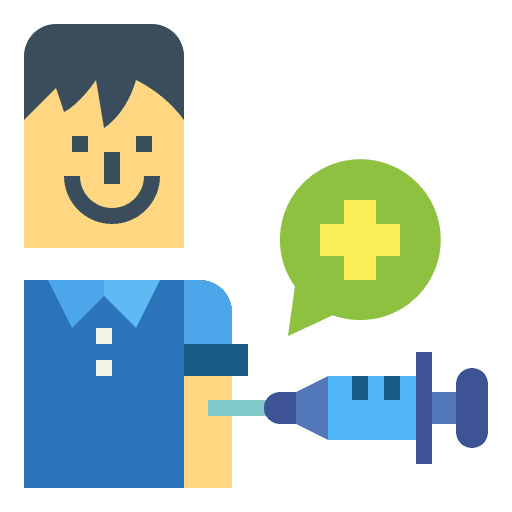 Vaccine arm healthcare medicine icon Vaccine arm healthcare medicine icon
