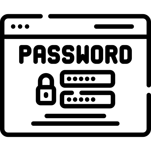 Password seo web safety icon