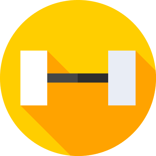 Dumbbell dumbbell crossfit sports and competition icon