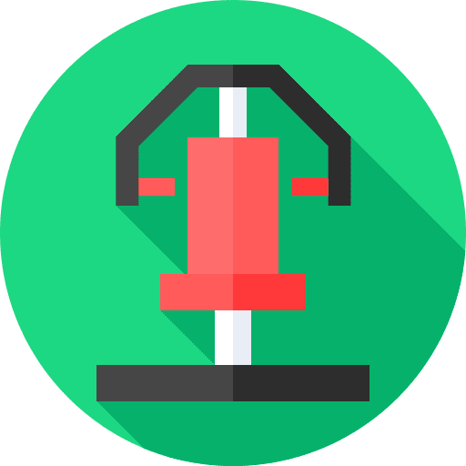 Gym machine gym machine arm excercise icon