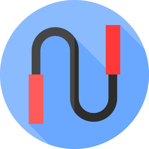 Rope exercise camber jumping rope icon Rope exercise camber jumping rope icon