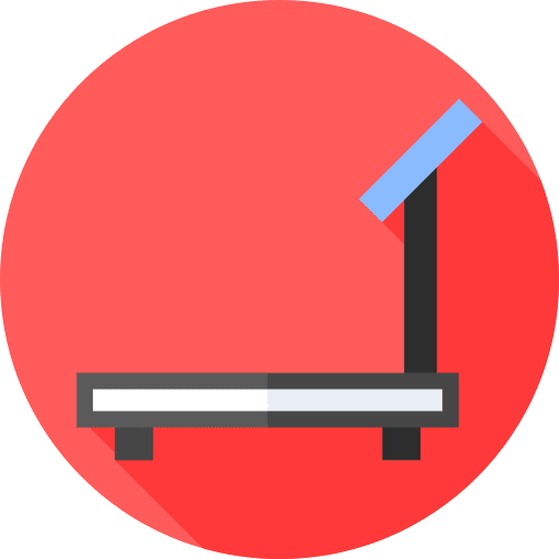 Treadmill fitness exercise gym icon Treadmill fitness exercise gym icon