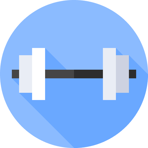 Weight dumbbell crossfit sports and competition icon