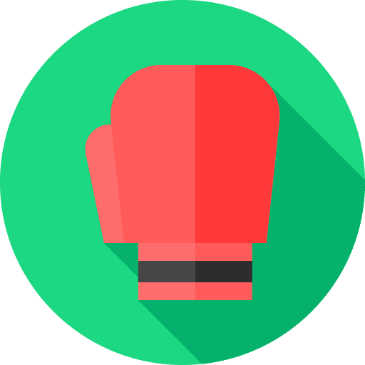 Boxing glove athlete training sport icon Boxing glove athlete training sport icon