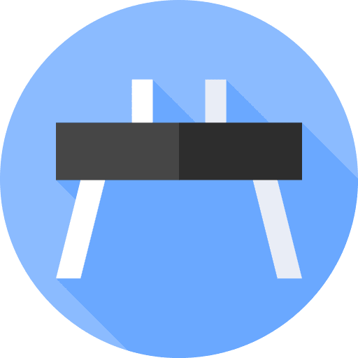 Vaulting horse buck gym gymnasium icon Vaulting horse buck gym gymnasium icon