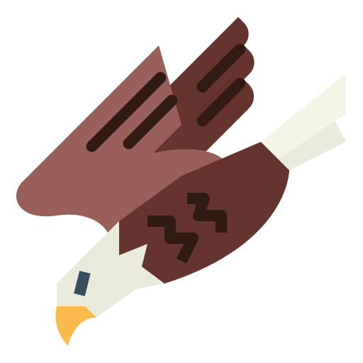 Eagle animals animal hawk icon