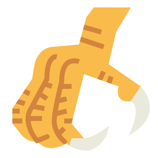 Eagle claw hawk falcon icon