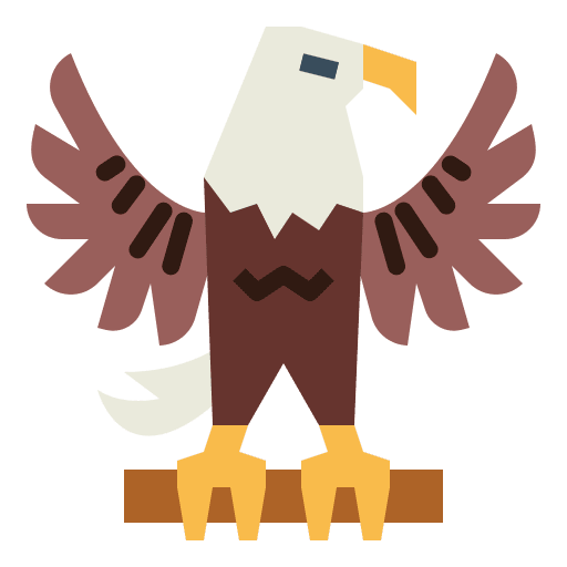 Eagle eagle falcon animal kingdom icon