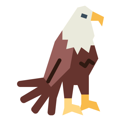 Eagle animals falcon animal kingdom icon Eagle animals falcon animal kingdom icon
