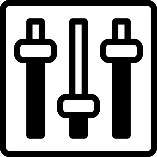Level ui regulator mixer icon Level ui regulator mixer icon