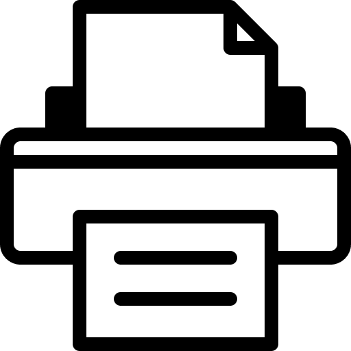 Printer electronics printer technology icon Printer electronics printer technology icon