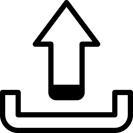 Upload upload interface multimedia icon Upload upload interface multimedia icon