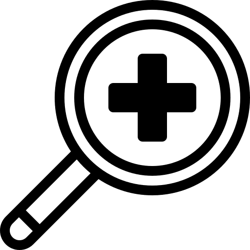 Zoom in loupe tools and utensils multimedia icon Zoom in loupe tools and utensils multimedia icon