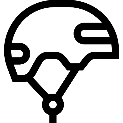 Helmet protection cycle helmet icon